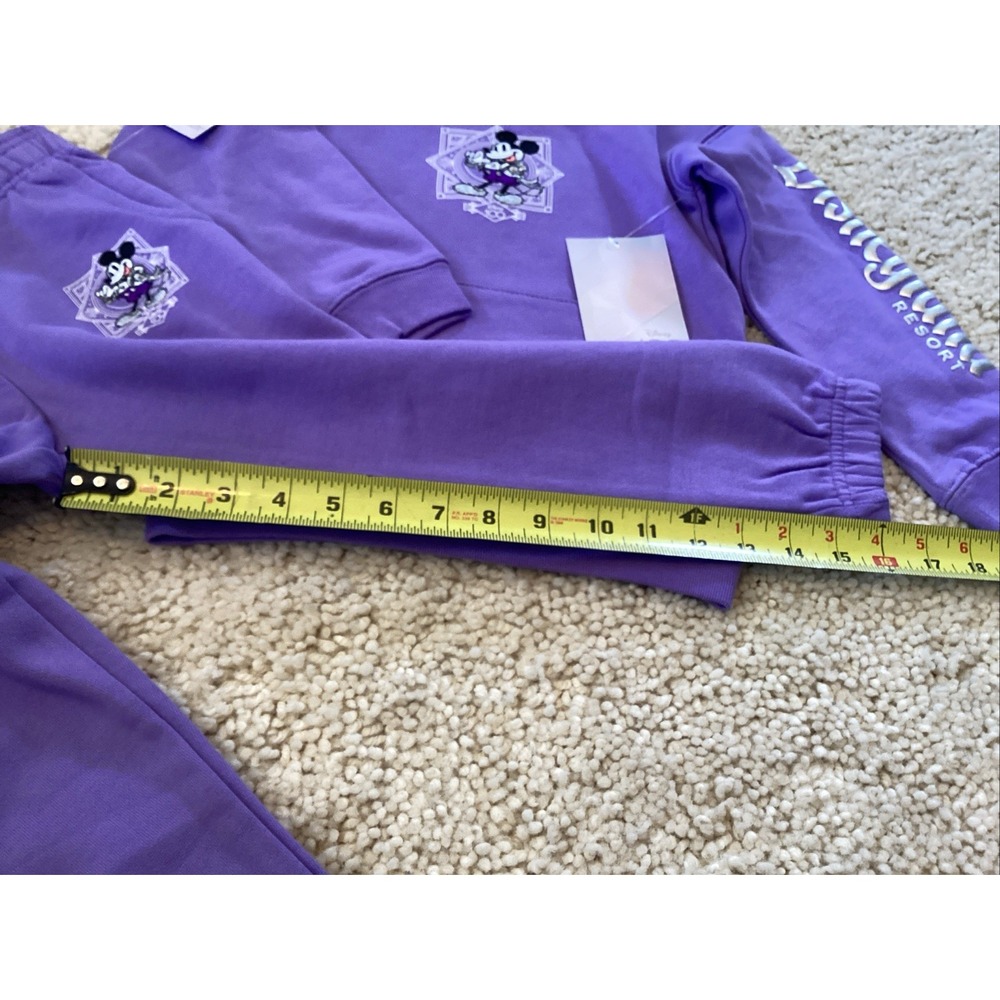 Disneys 100Th Anniversary Mickey Mouse Kids Sweat Suit Size 4 T New With Tags - Picture 6 of 8